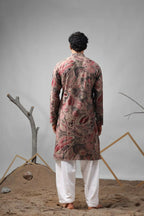 Multicolor Modal Silk Designer Printed Kurta Set - Mahotsav | Grocsy