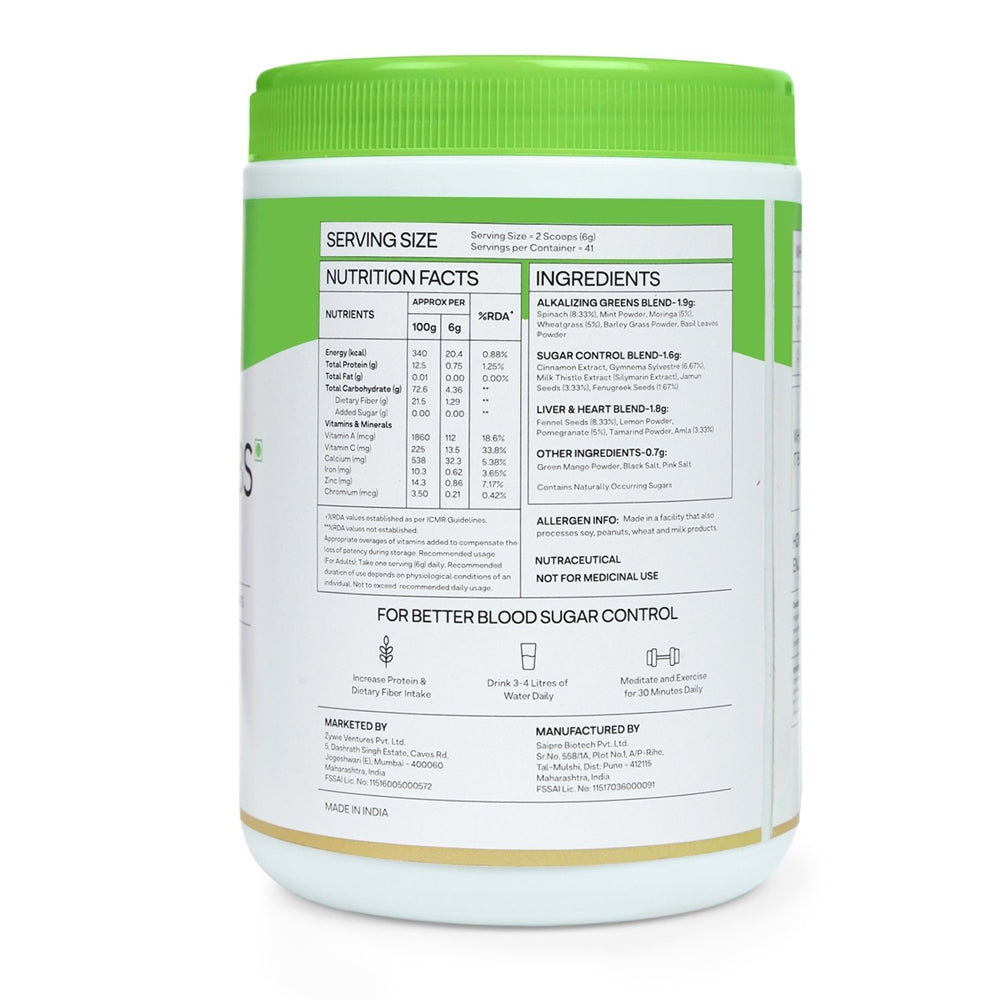 OZiva Superfood Greens & Herbs | Grocsy