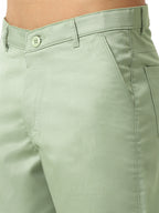 Jainish Men's Casual Cotton Solid Shorts ( SGP 153 Pista-Green ) | Grocsy
