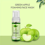 Glamveda Green Apple Brightening Foaming Face Wash | Grocsy
