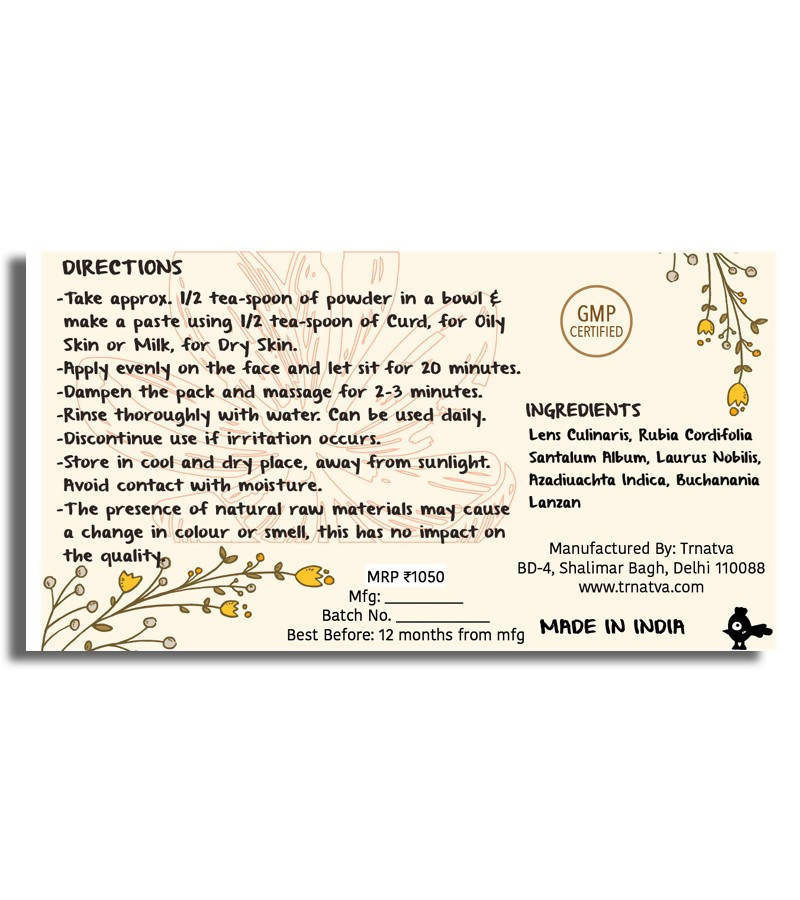 Trnatva Anti-Aging Face Pack | Grocsy