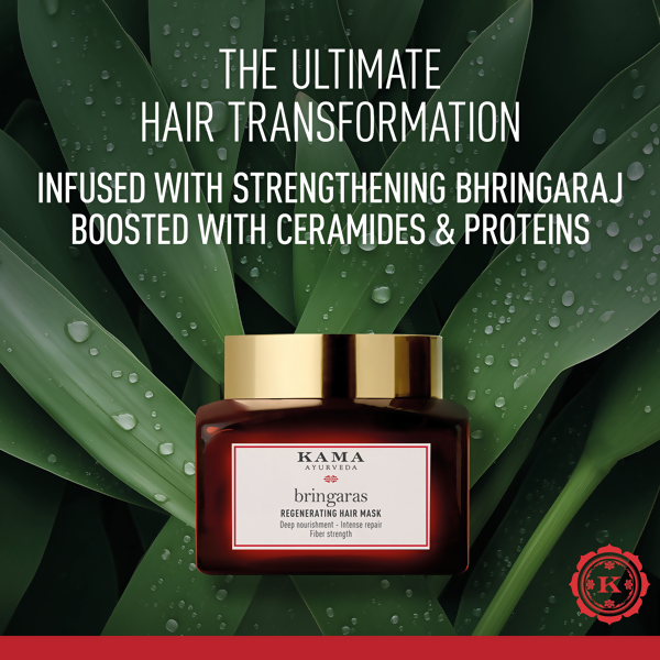 Kama Ayurveda Bringaras Regenerating Hair Mask | Grocsy