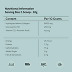 Inja Fit Marine Collagen For Skin Joints And Muscles With Vit C & Glucosamine - Coffee Flavour | Grocsy