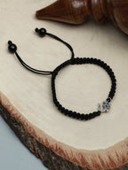 Priyaasi Women Oxidised Silver OM Bracelet - Noz2Toz
