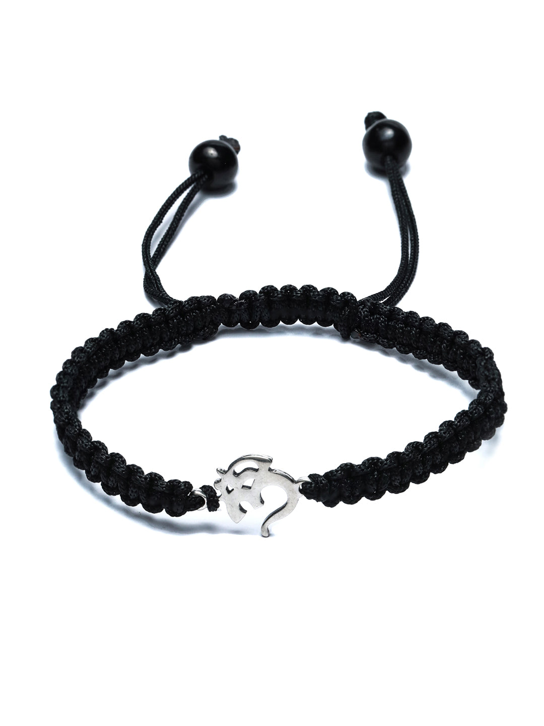 Priyaasi Women Oxidised Silver OM Bracelet - Swadesiicart