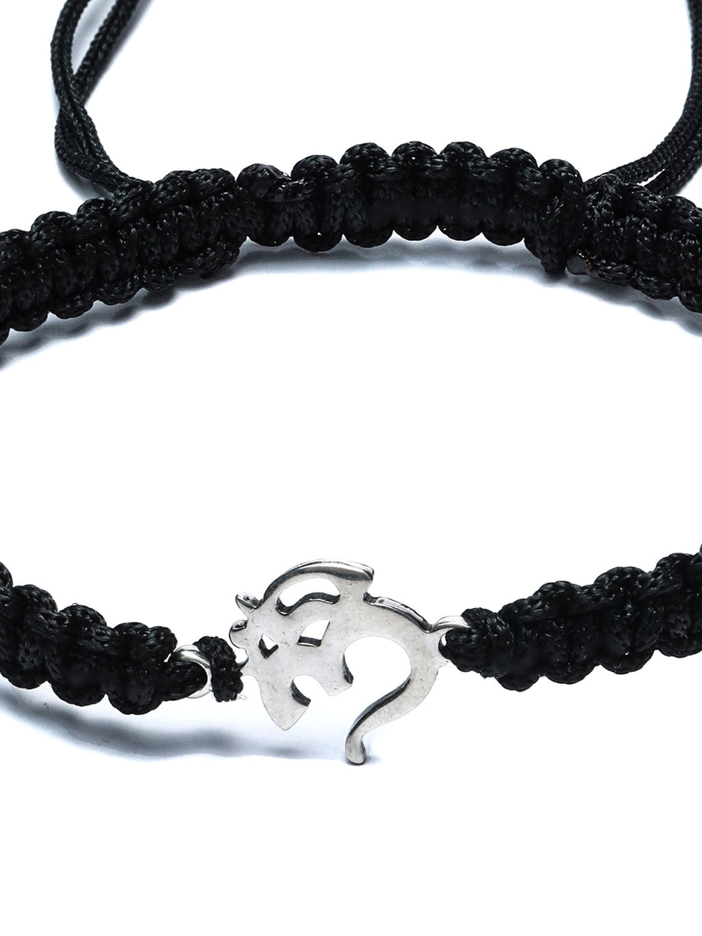 Priyaasi Women Oxidised Silver OM Bracelet - Swadesiicart