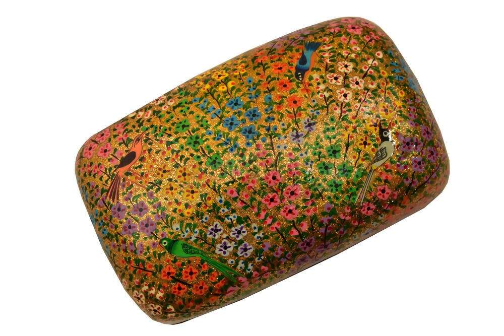 Nizalia Assorted Multicolour Chinar Oval Box | Grocsy