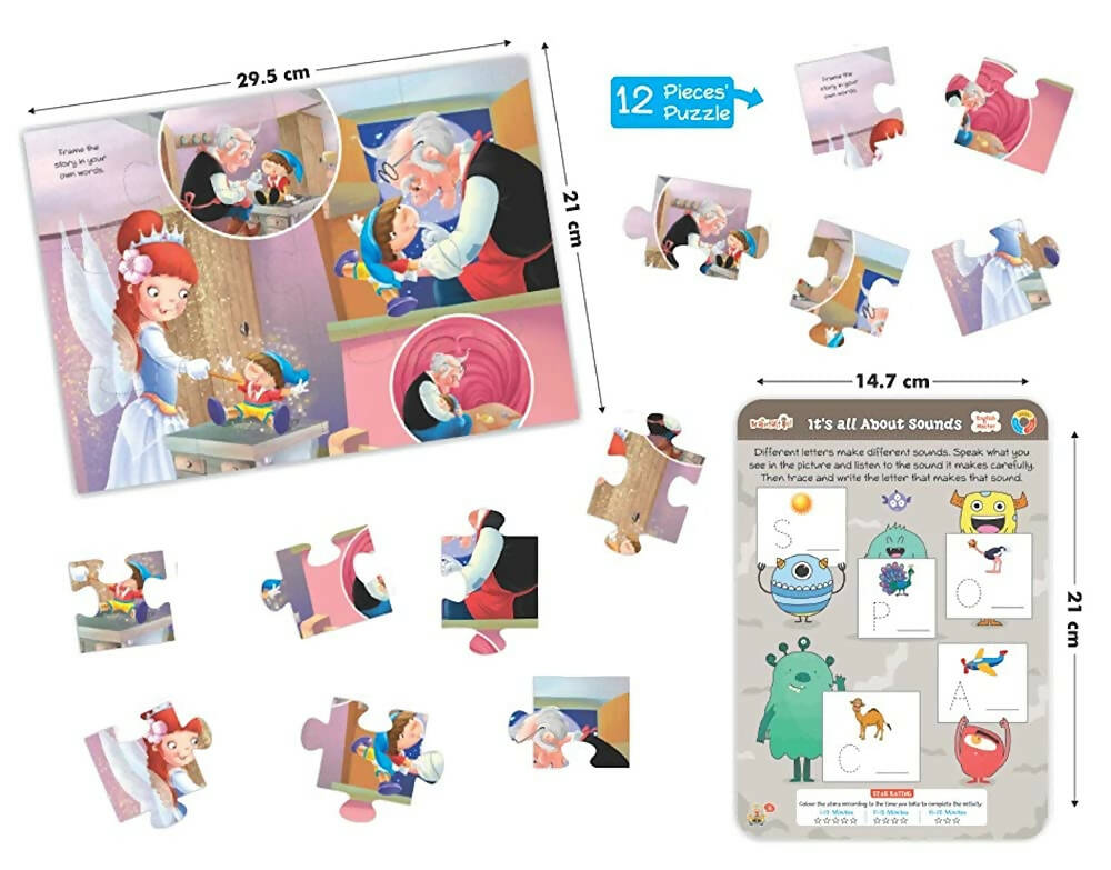 Braintastic Educational Game: English Master (6-99 Years) / Write & Wipe Reusable Activity Sheets/Kids Toy/ Free Puzzle | Grocsy
