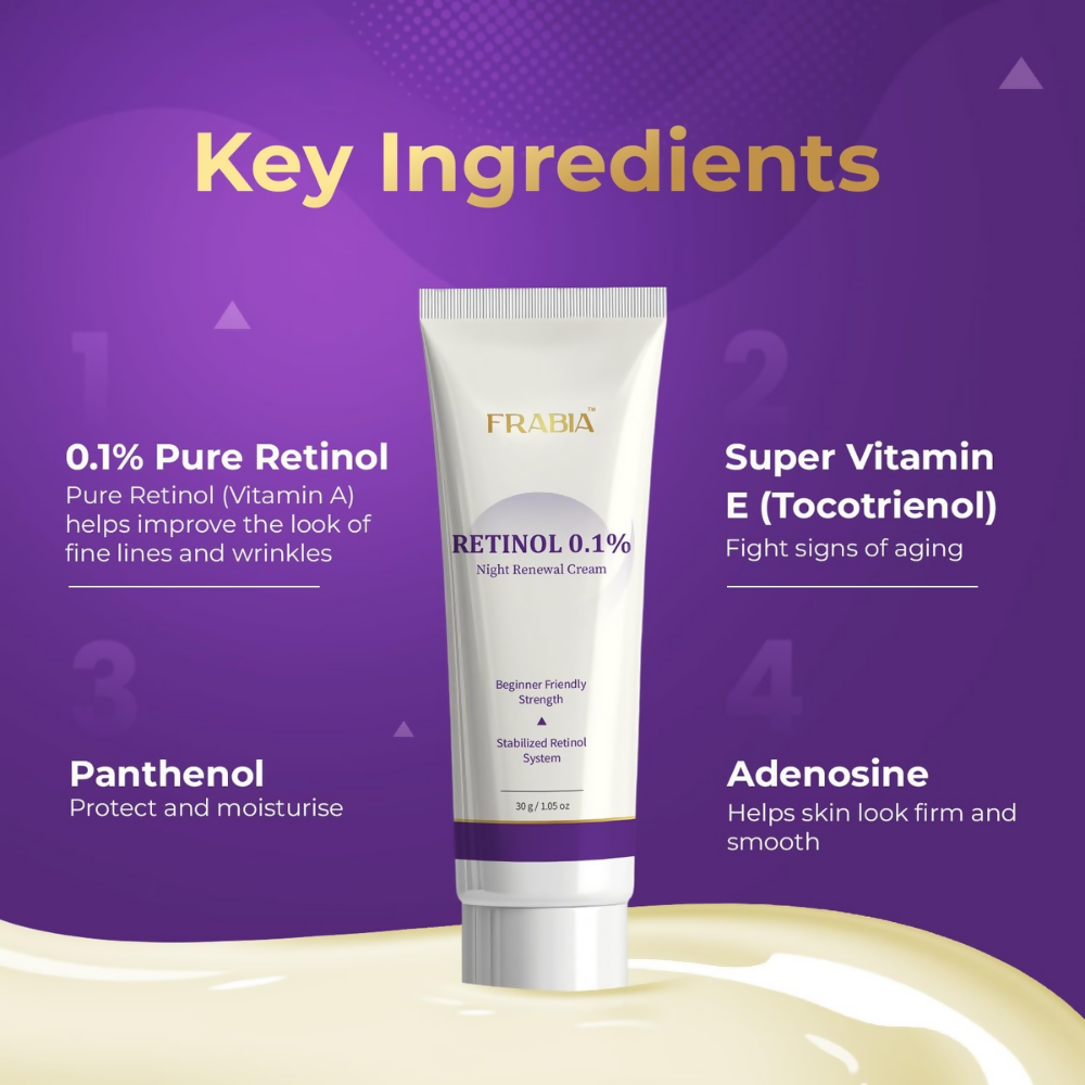 Frabia Retinol 0.1 Night Cream | Grocsy