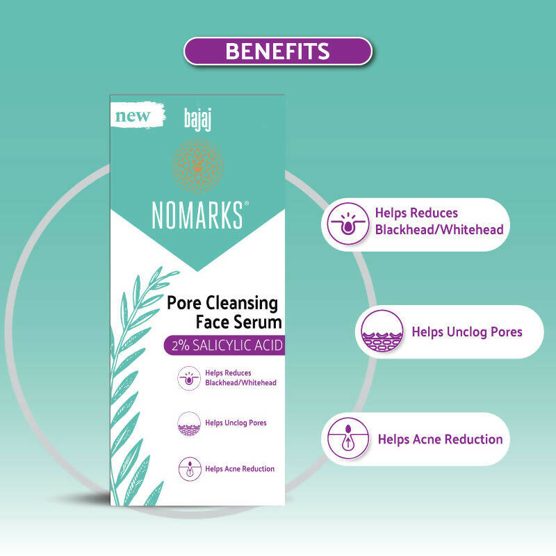 Bajaj Nomarks Pore Clearing Face Serum | Grocsy