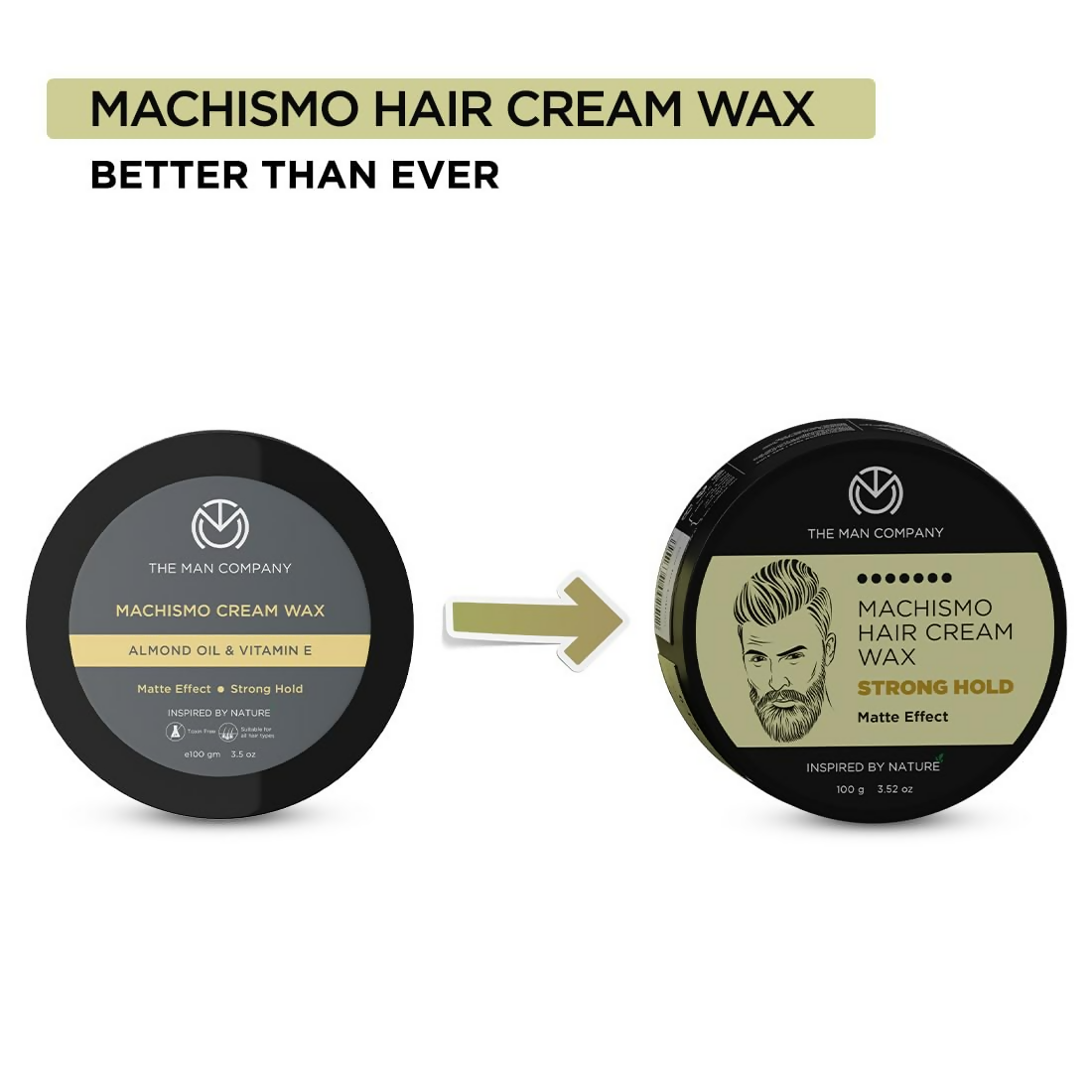 The Man Company Machismo Stronghold Hair Wax For Men | Grocsy