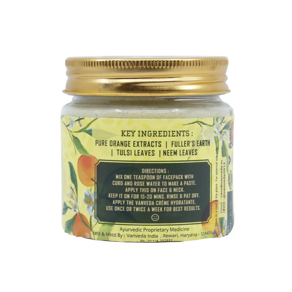 Vanveda Citrus Orange Glow Face Pack | Grocsy