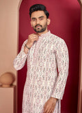 Prazu Fashion Off White Rayon Lucknowi Work Kurta | Grocsy