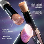 Nykaa Diamond Jelly Cooling Shimmer Eyeshadow Stick - Multi-Use, High Shine Glitter - Champagne Drip | Grocsy