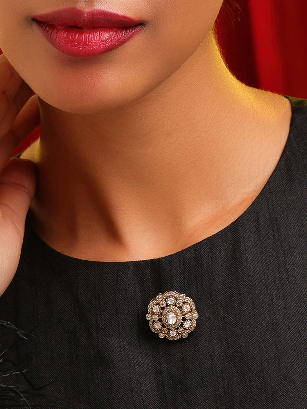 Ruby Raang Soft Imprint Brooch | Grocsy