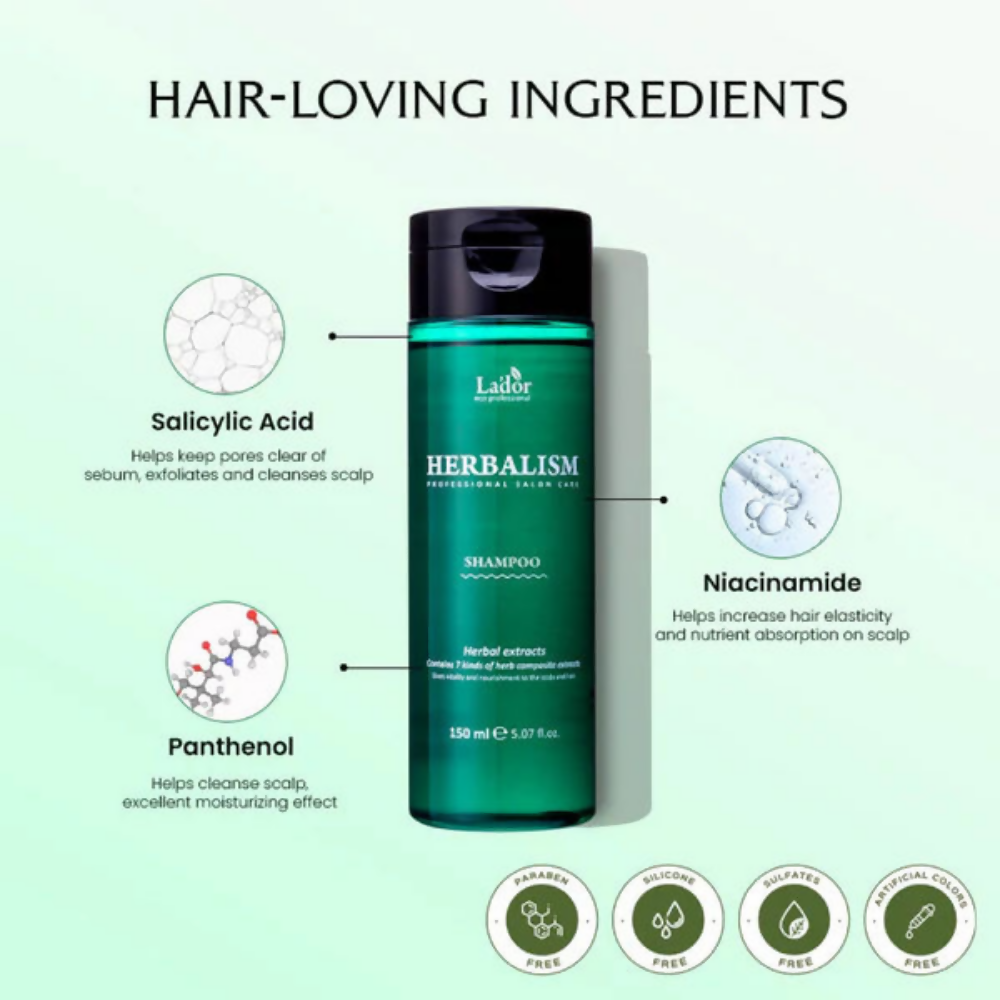 La'dor Hair Loss Revival - Herbalism Shampoo & Conditioner | Grocsy
