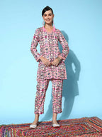 Ahalyaa Women's Traditional Wear Co-ods - Black | Grocsy