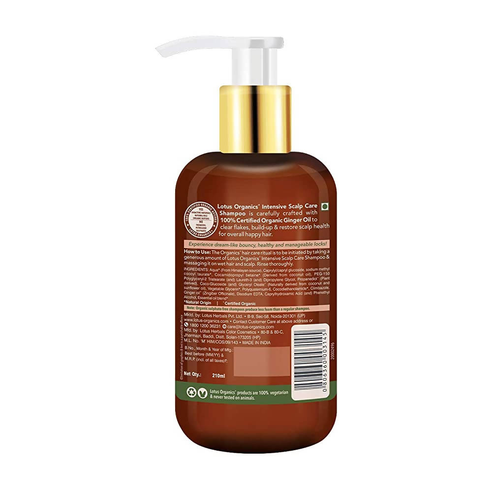 Lotus Organics+ Intensive Scalp Care Shampoo | Grocsy