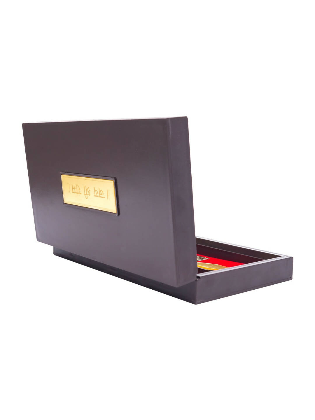 Golden Peacock 24 Ct Gold-Polished & Brown Ram Darbaar Pooja Box | Grocsy
