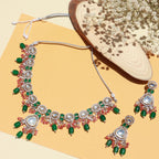 TASMIKA Polki Kundan Neckpiece - Wahe Jewels - Swadesiicart