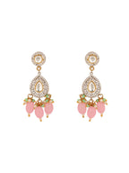 Saanvi Pink Polki Kundan Neckpiece - Wahe Jewels - Swadesiicart