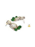 Taapsee Green Polki Kundan Neckpiece - Wahe Jewels - Swadesiicart