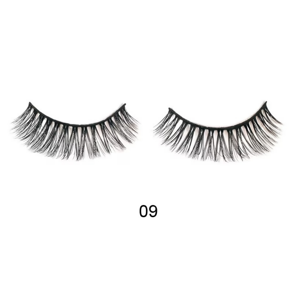 Bronson Professional 3D Effect Long and Natural Look False Eyelashes - 09 | Grocsy