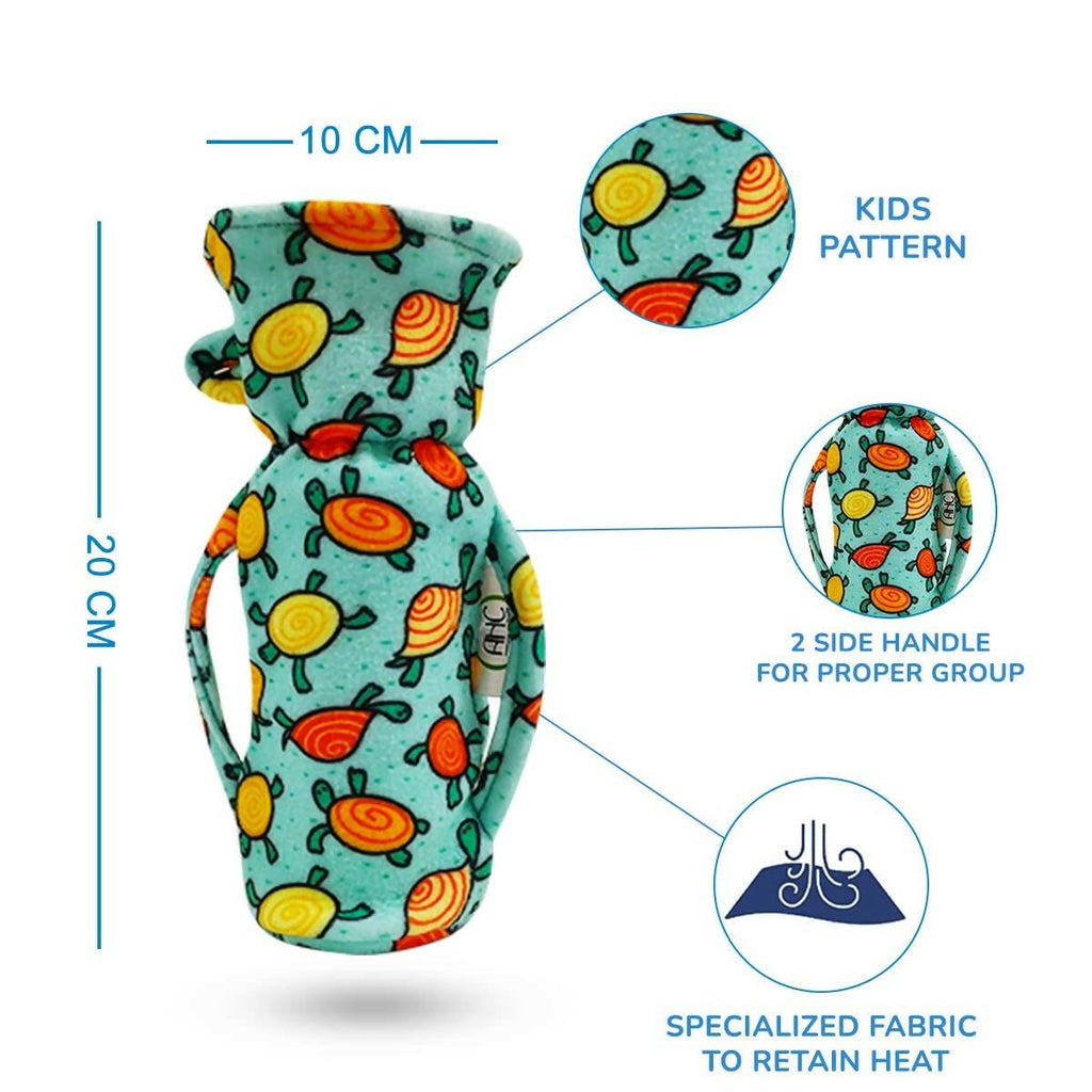 AHC Feeding Bottle Cover For Baby With Handle And Neck Grip Combo | Grocsy