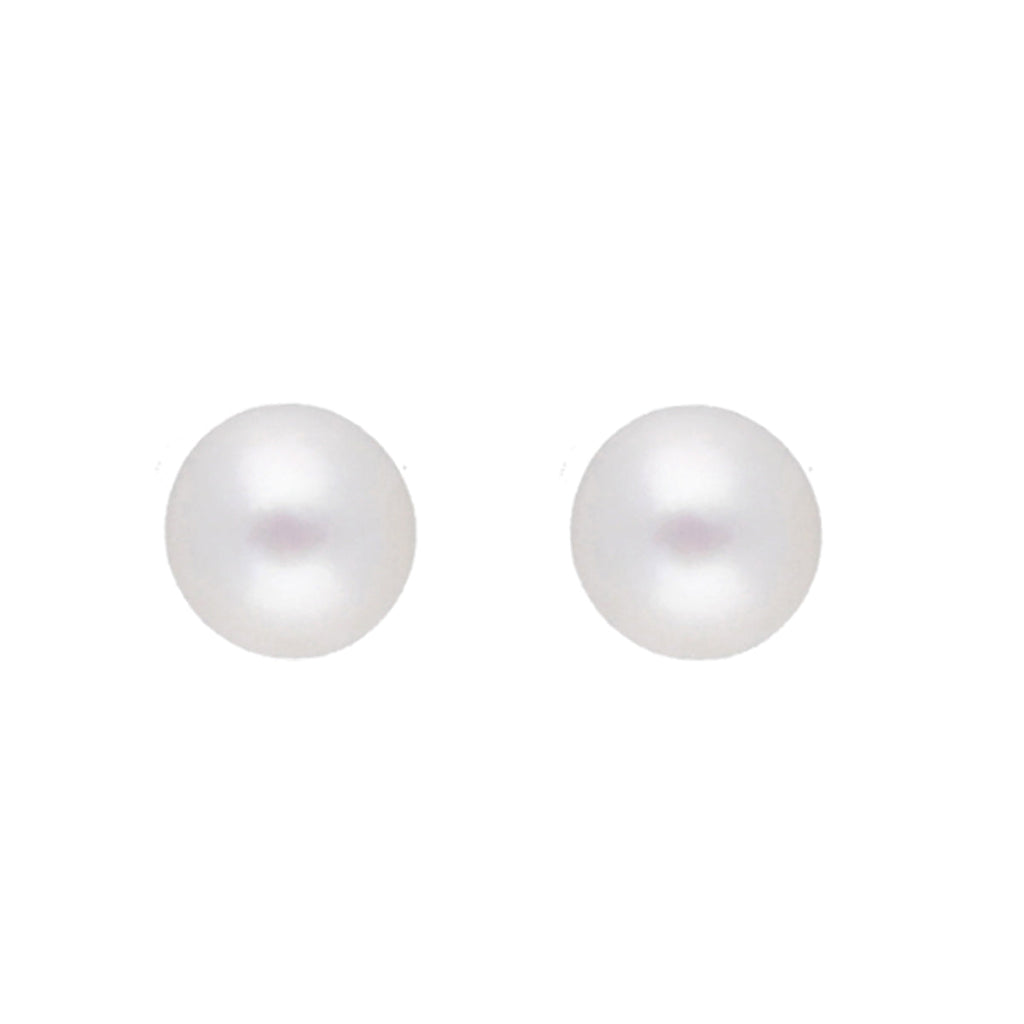J Pearls 1 Line Oval Pearl Necklace - Real Pearl Jewelry | Grocsy