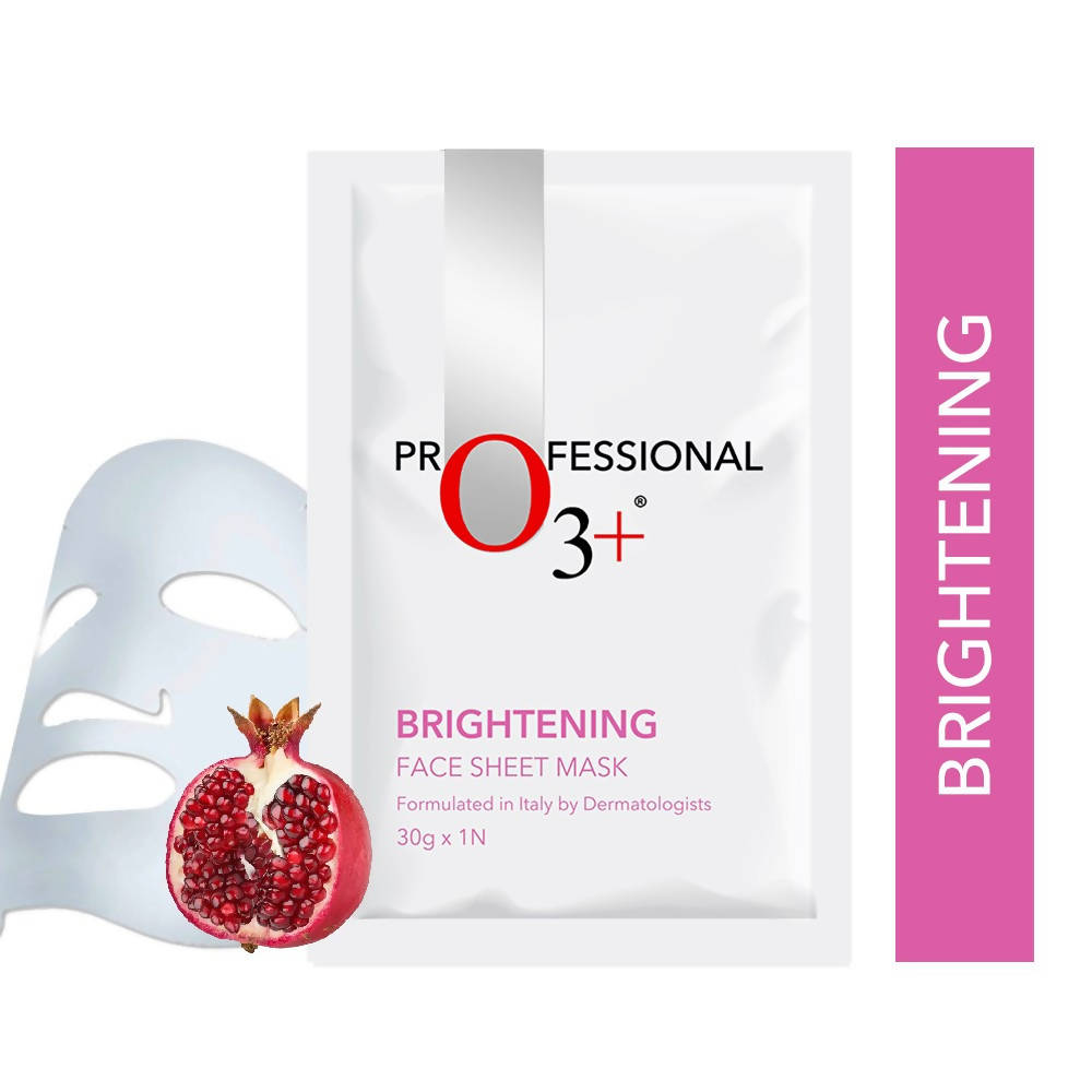 Professional O3+ Brightening Face Sheet Mask | Grocsy