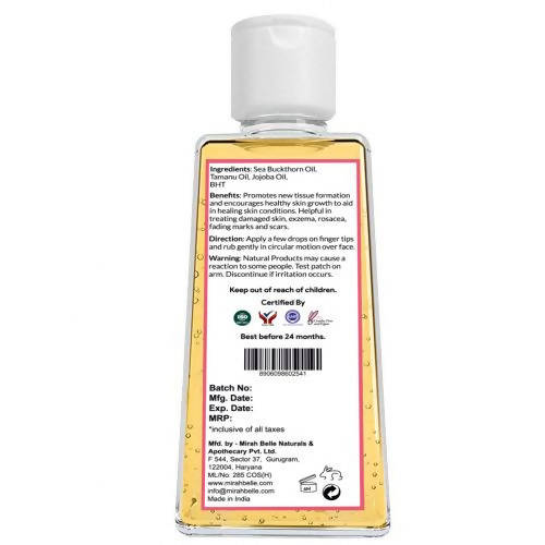 Mirah Belle Sea Buckthron & Tamanu Healing Face Oil | Grocsy
