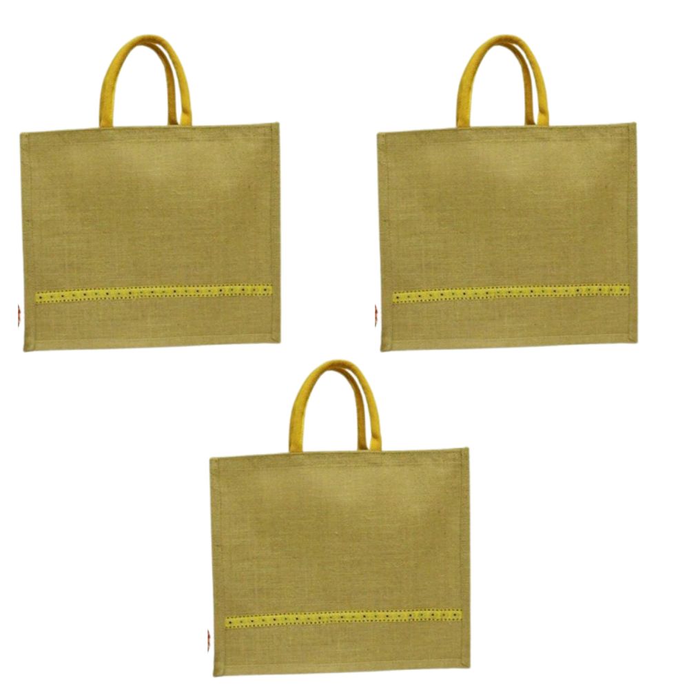 Natural Color Grocery Jute Bag | Grocsy
