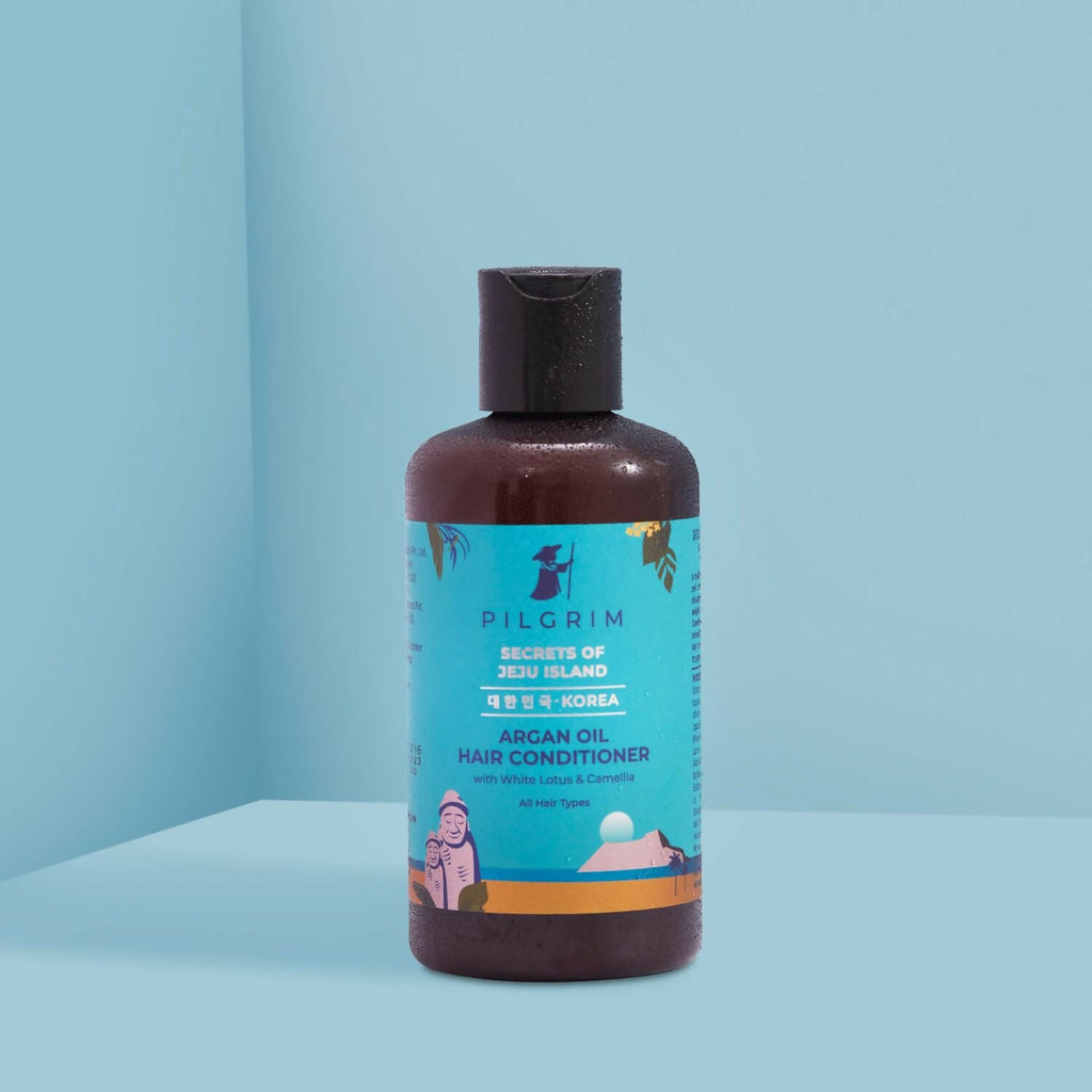 Pilgrim Korean Argan Oil Hair Conditioner with White Lotus & Camellia | Grocsy
