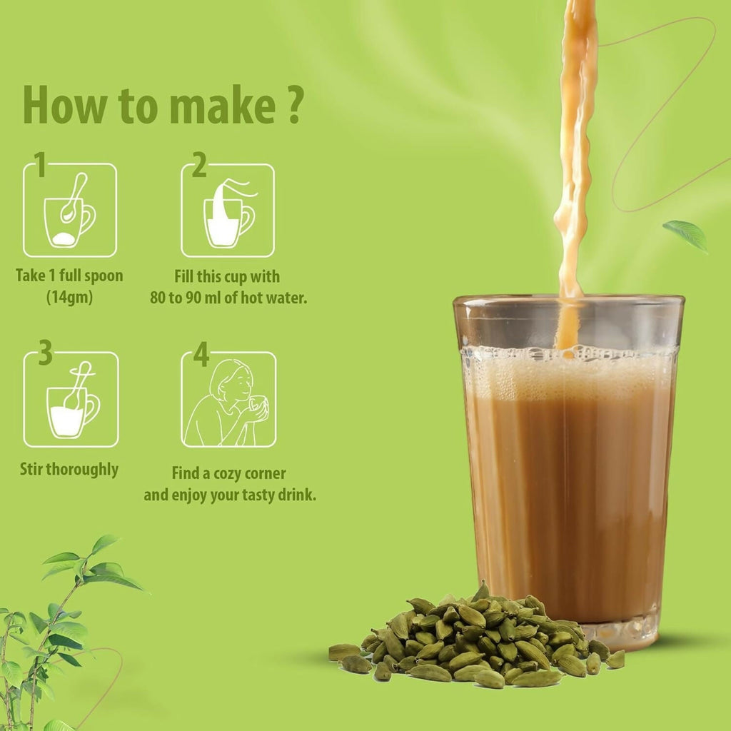 Desire Cardamom Instant Premix Tea Powder | Grocsy
