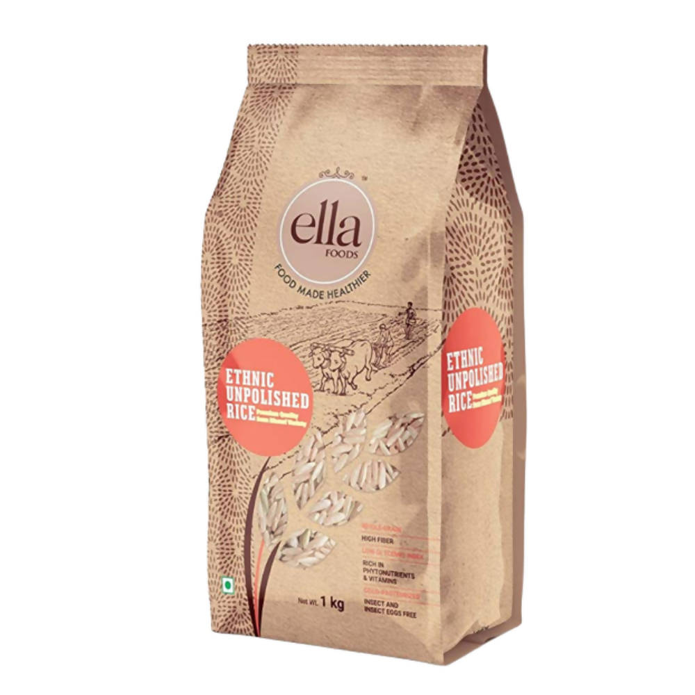 Ella Foods Ethnic Unpolished Rice | Grocsy