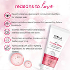 Globus Naturals Herbal Pimple Clear Glycolic & 1% Salicylic Acid Face Wash | Grocsy