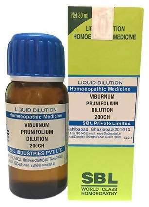 SBL Homeopathy Viburnum Prunifolium Dilution | Grocsy