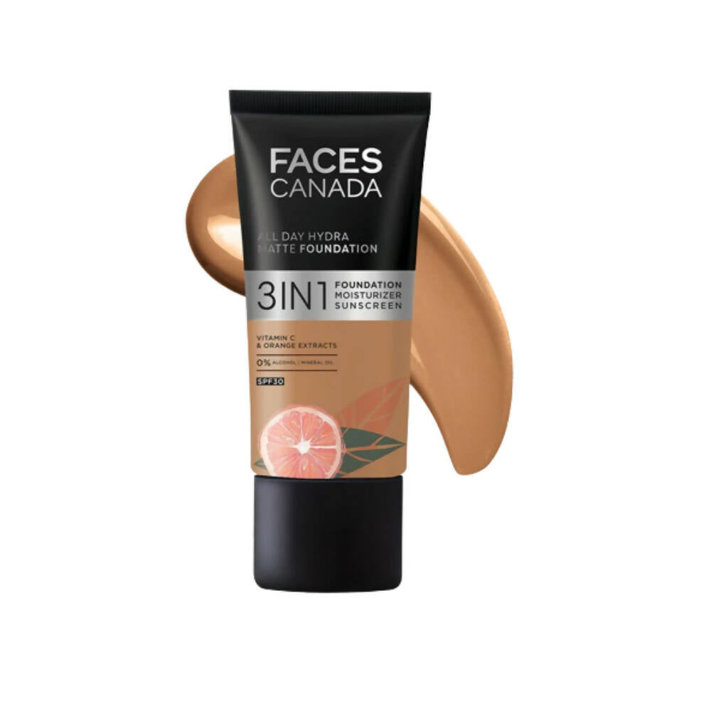 Faces Canada All Day Hydra Matte Foundation-Warm Sand 042 | Grocsy