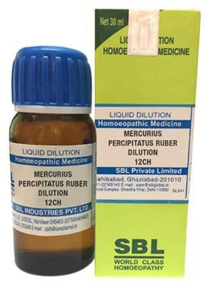 SBL Homeopathy Mercurius Percipitatus Ruber Dilution | Grocsy