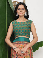 Shivam Fabrics Pink Tussar Silk Fabric Printed Saree | Grocsy