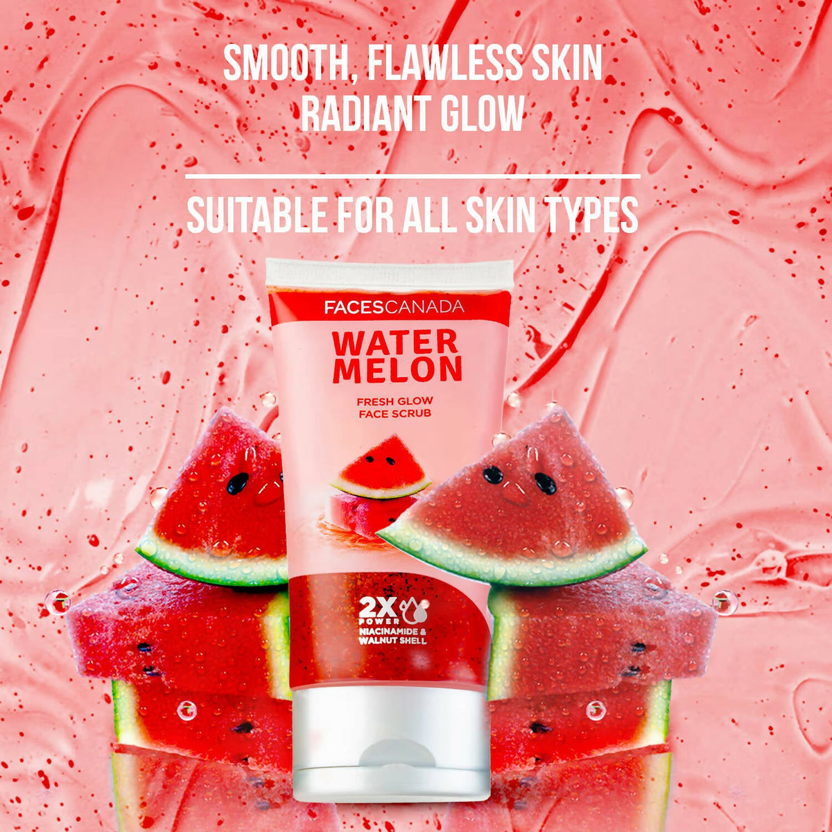 Faces Canada Water Melon Fresh Glow Face Scrub | Grocsy