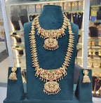 Jewel City Exquisite Gold-Plated Kundan Bridal Jewelry Set - Traditional Indian Design | Grocsy