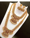 Jewel City Exquisite Gold-Plated Kundan Bridal Jewelry Set - Traditional Indian Design | Grocsy