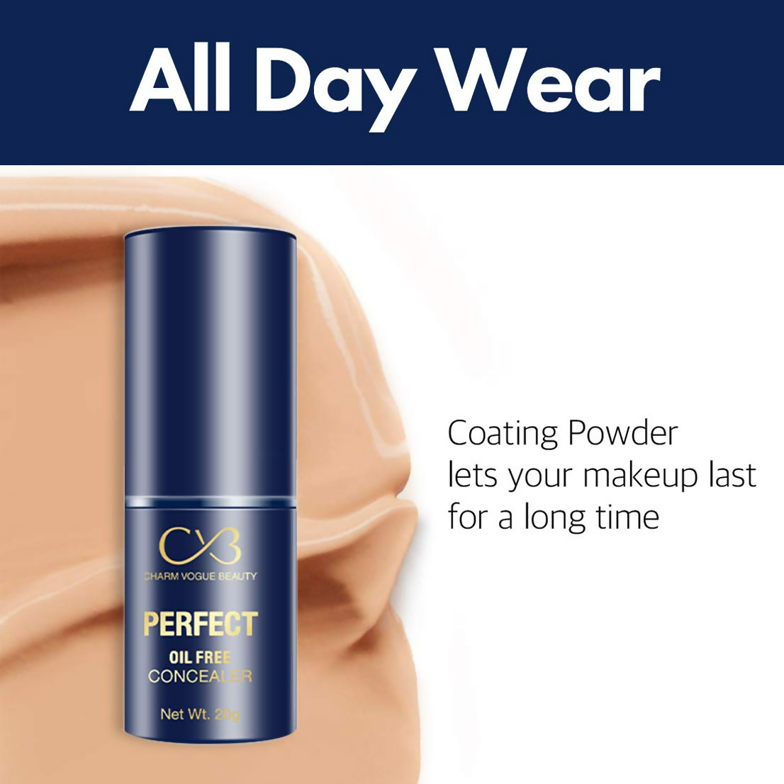 CVB C16 Perfect Oil Free Concealer Makeup Shade -03 | Grocsy