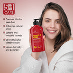 Botanic Hearth Smooth and Shine Shampoo with Hibiscus extract & Rosehip Oil | Grocsy