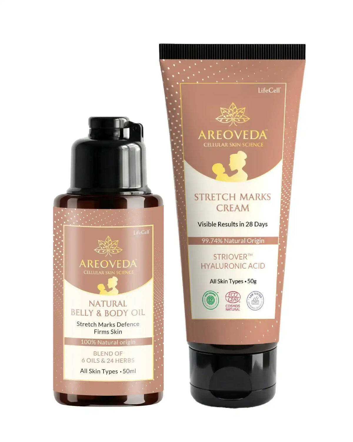 AreoVeda Stretch Marks Repair Bundle | Grocsy
