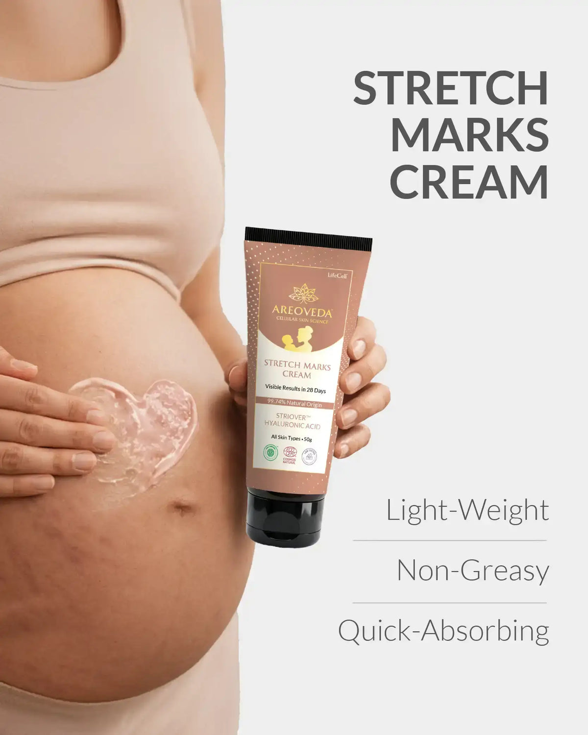 AreoVeda Stretch Marks Repair Bundle | Grocsy