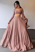 Lehenga Mart Designer Wedding Lehenga Choli For Women - Chocolate | Grocsy