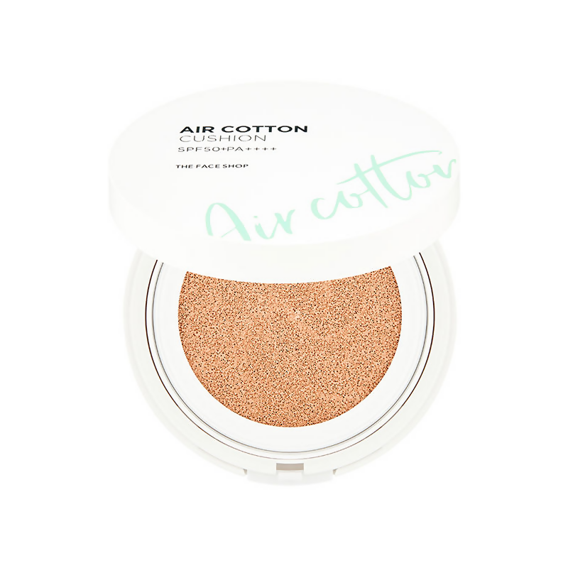 The Face Shop Air Cotton Cushion SPF 50+ PA++++ - 203 Beige | Grocsy