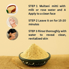 Natural Multani Mitti Fullers Earth Facial Clay Whole Chunks | Grocsy